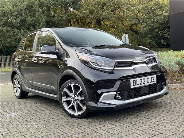 Midnight black Used 2022 Kia Picanto X-Line Hatchback | £13,778 (A bit pricey) - Image 1/1