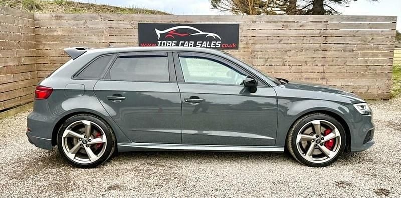 Used Audi S3 Sportback Black Edition 310 HP (228 kW) 2018 Grey Hatchback