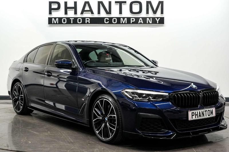 Blue Used 2022 BMW 530 M Sport Sedan | £28,290 (A bit pricey) - Image 1/4