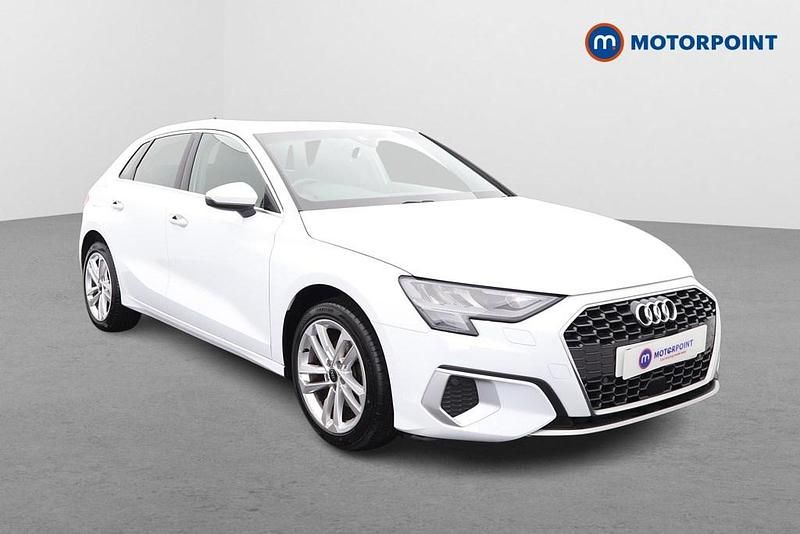 White Used 2023 Audi A3 Sport Hatchback | £17,899 (Good price) - Image 1/4