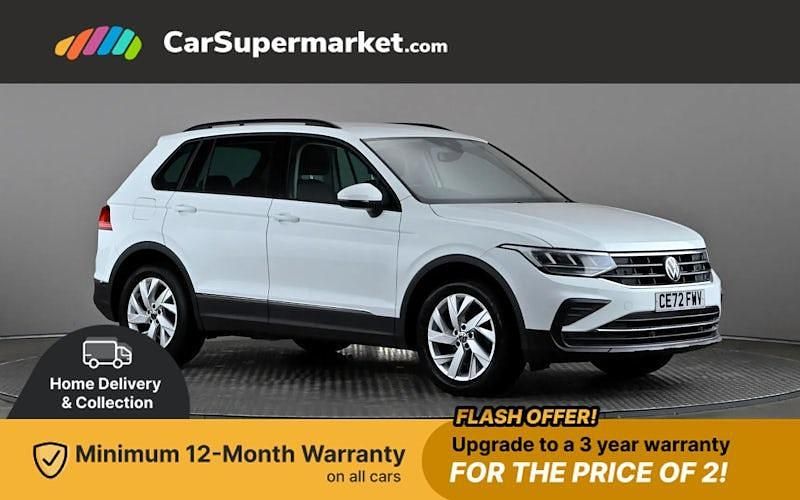 White Used 2022 VW Tiguan Life SUV | £17,697 (Fair price) - Image 1/3