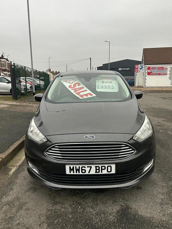 Used Ford C-MAX Titanium 125 HP (91 kW) 2018 Grey MPV