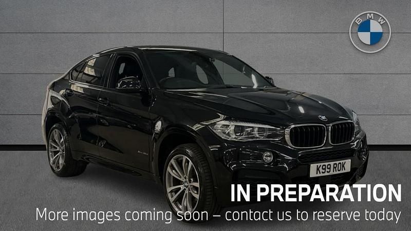Black Used 2017 BMW X6 M Sport SUV | £27,242 (Fair price) - Image 1/4