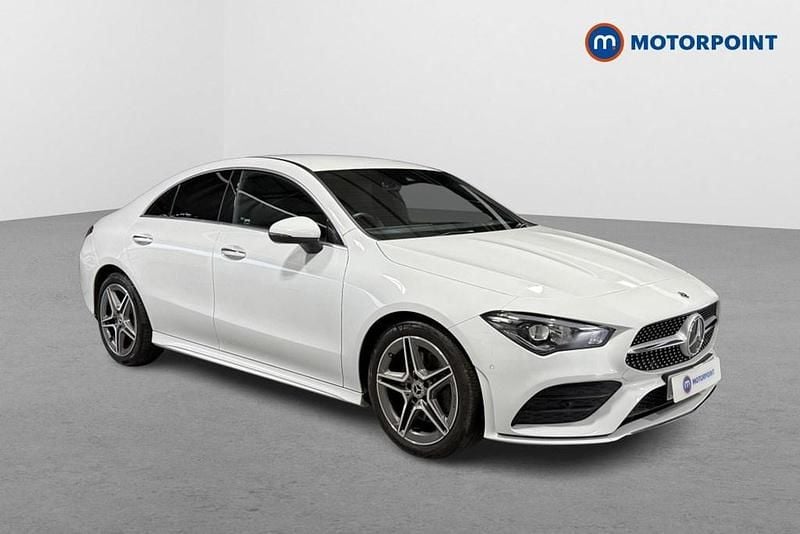 White Used 2022 Mercedes CLA200 AMG Line Premium Coupe | £24,099 (Fair price) - Image 1/4
