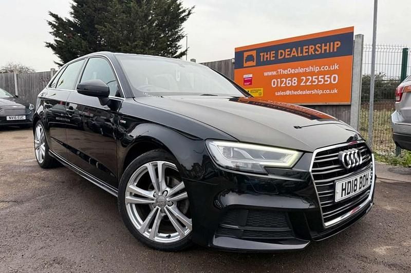 Black Used 2018 Audi A3 S-Line Hatchback | £11,990 (Good price) - Image 1/1