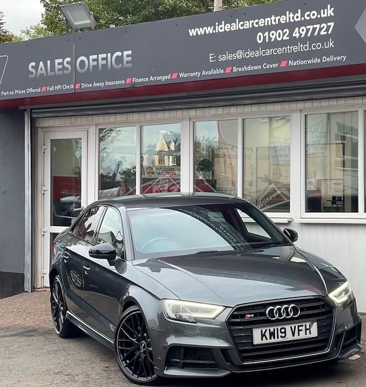 Grey Used 2019 Audi S3 Black Edition Sedan | £17,495 (Fair price) - Image 1/3