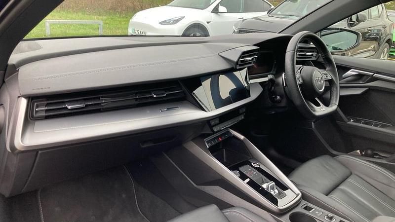 Used Audi A3 Black Edition 150 HP (110 kW) 2024 Blue Hatchback