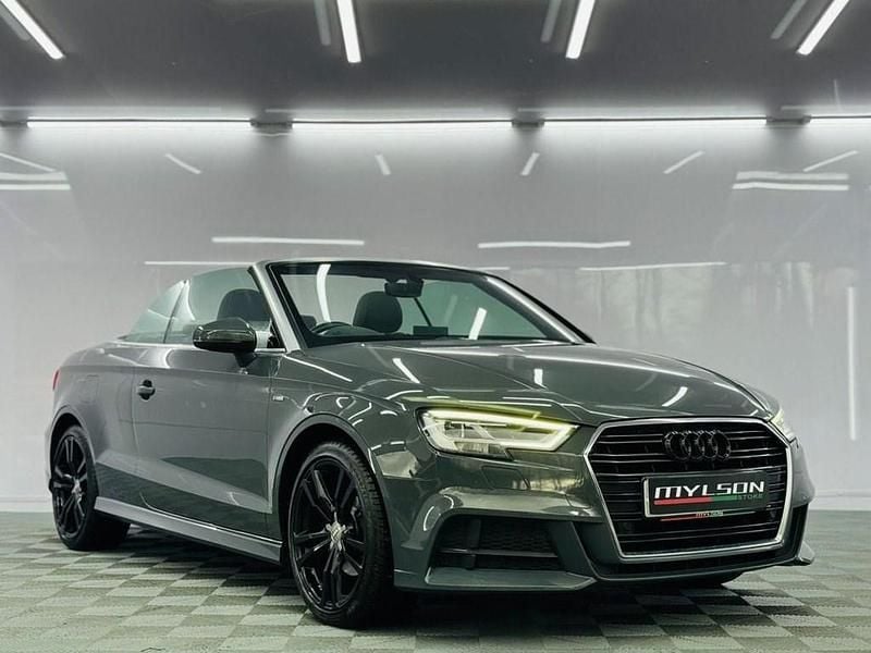 Used Audi A3 Cabriolet S-Line 150 HP (110 kW) 2018 Grey Cabriolet
