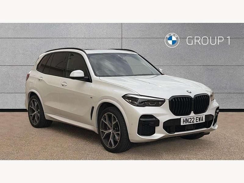 White Used 2022 BMW X5 M Sport SUV | £48,295 (Fair price) - Image 1/4