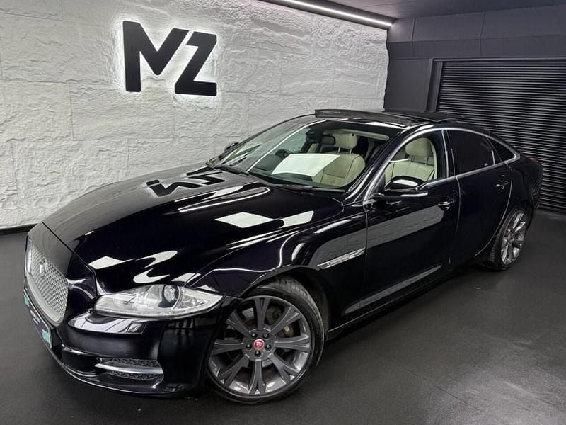Black Used 2014 Jaguar XJ Portfolio Sedan | £8,495 (Good price) - Image 1/3