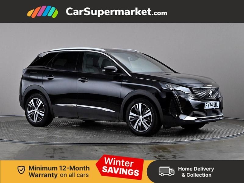 Black Used 2024 Peugeot 3008 Allure+ Hatchback | £20,197 (Fair price) - Image 1/3