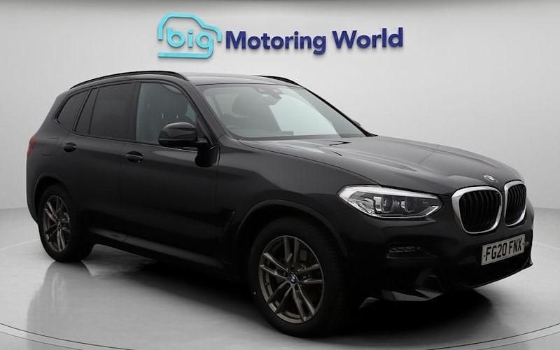 Black Used 2020 BMW X3 M Sport SUV | £28,700 (Fair price) - Image 1/4