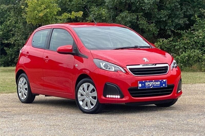 Red Used 2019 Peugeot 108 Active Hatchback | £7,417 (Fair price) - Image 1/4