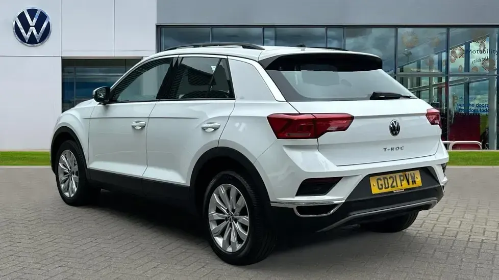 Used VW T-Roc SE 110 HP (80 kW) 2021 White SUV