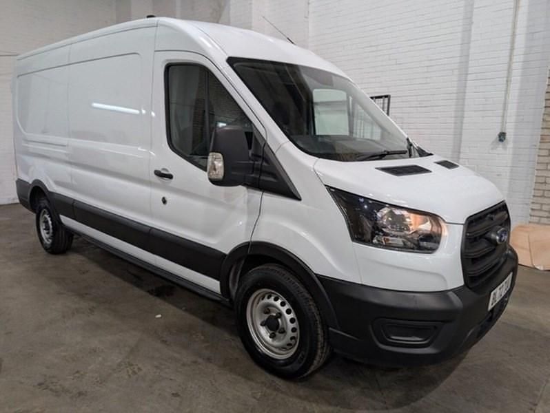 Used Ford Transit 128 HP (94 kW) 2022 Frozen white (solid colour)