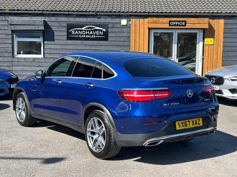 Used Mercedes GLC250 AMG line 2017 Blue Coupe