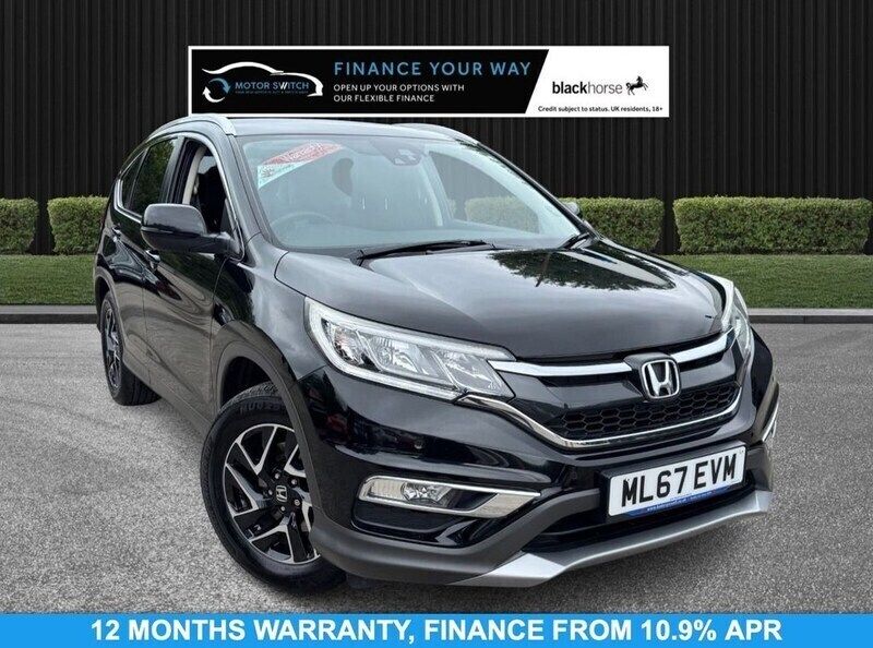 Black Used 2017 Honda CR-V SE Plus SUV | £10,295 (Fair price) - Image 1/4