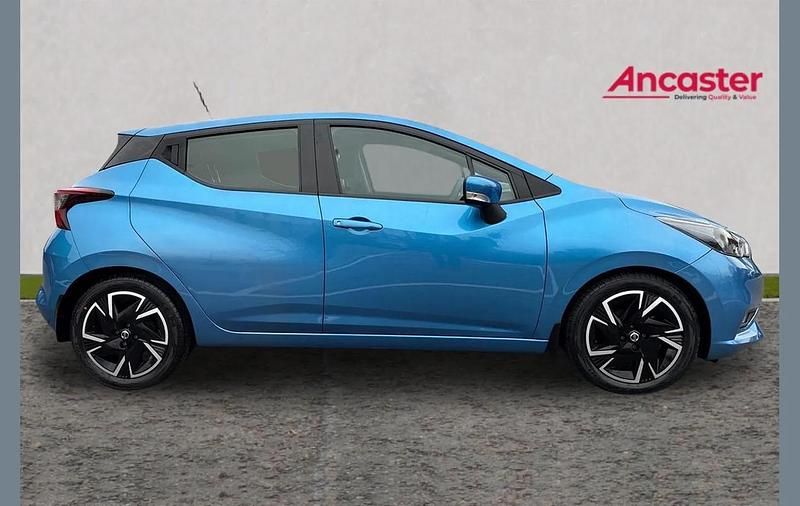Used Nissan Micra Acenta 91 HP (66 kW) 2021 Blue Hatchback