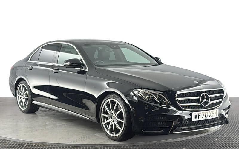 Begagnad Mercedes E200 AMG line 184 HK (135 kW) 2020 Svart Sedan
