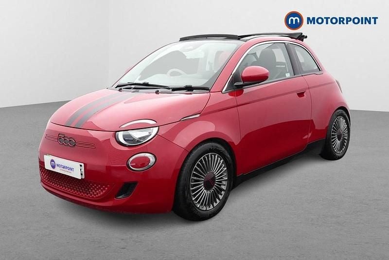 Used Fiat 500e Red 86 kW (118 HP) 2022 Red Cabriolet
