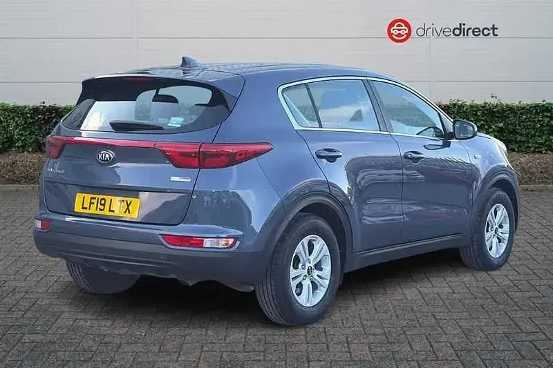 Used Kia Sportage 114 HP (83 kW) 2019 Blue SUV