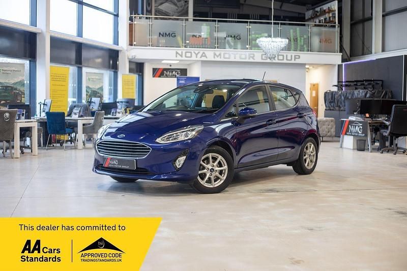 Used Ford Fiesta Zetec 100 HP (73 kW) 2017 Blue Hatchback