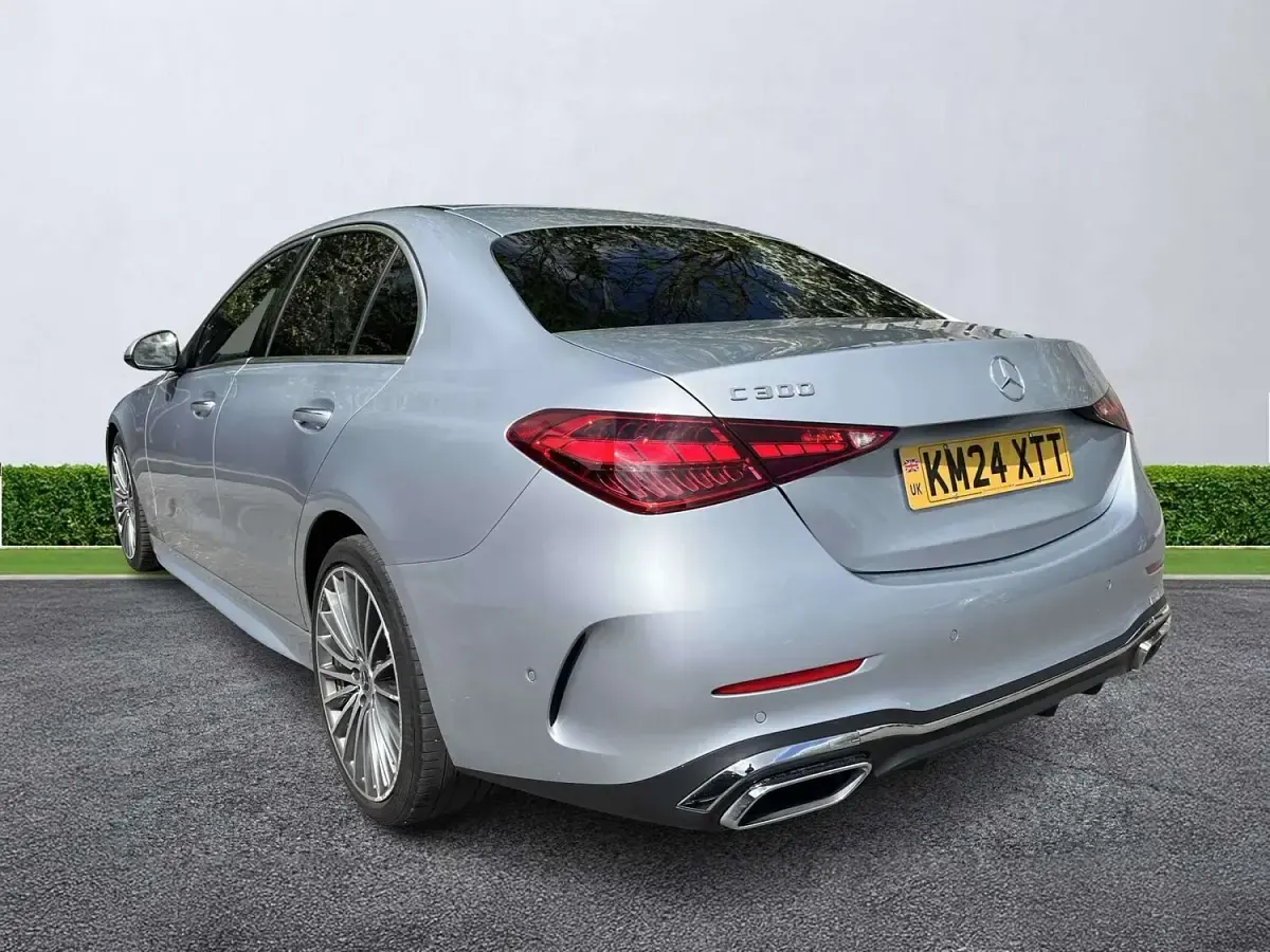 Used Mercedes C300e AMG Line Premium 2024 Silver Sedan