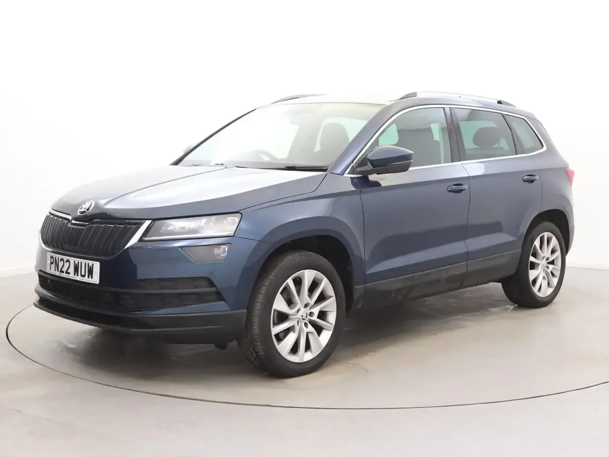 Second-hand Skoda Karoq SE L 150 CP (110 kW) 2022 Albastru SUV