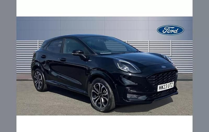 Black Used 2023 Ford Puma ST-Line SUV | £16,218 (Good price) - Image 1/4