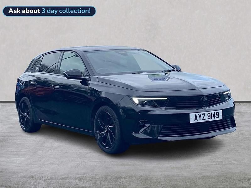 Used Vauxhall Astra GS Line 130 HP (95 kW) 2022 Black