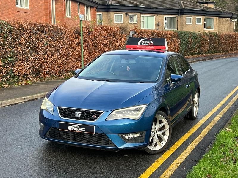 Blue Used 2014 Seat Leon FR Sport Coupe | £3,950 (Good price) - Image 1/4