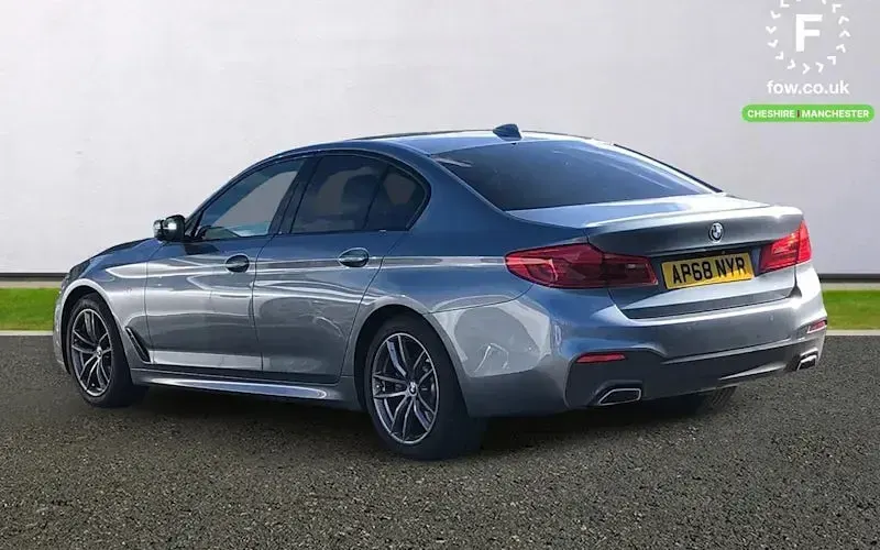 Used BMW 520 M Sport 190 HP (139 kW) 2018 Blue Sedan