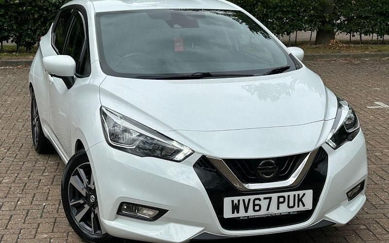 White Used 2017 Nissan Micra N-Connecta Hatchback | £6,495 (Fair price) - Image 1/4