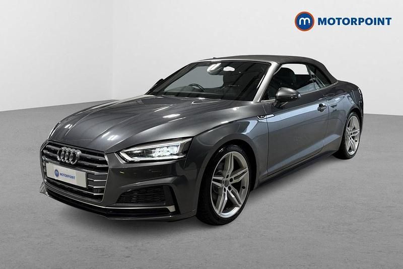 Used Audi A5 Cabriolet S-Line 190 HP (139 kW) 2019 Grey Cabriolet