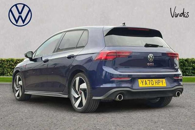 Begagnad VW Golf VIII GTI 245 HK (180 kW) 2020 Blå Halvkombi
