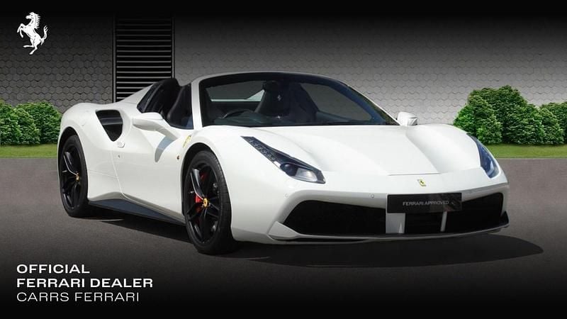 White Used 2018 Ferrari 488 Cabriolet | £174,995 (Fair price) - Image 1/4