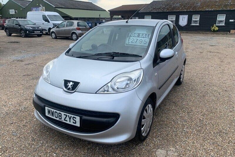Silver Used 2008 Peugeot 107 Hatchback | £2,795 (A bit pricey) - Image 1/1