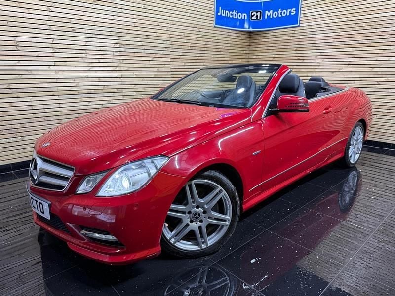 Used Mercedes E250 Sport Edition 204 HP (150 kW) 2011 Red Cabriolet