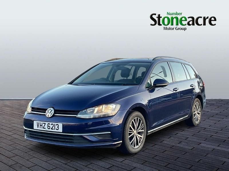 Used VW Golf VII SE 150 HP (110 kW) 2017 Blue Estate