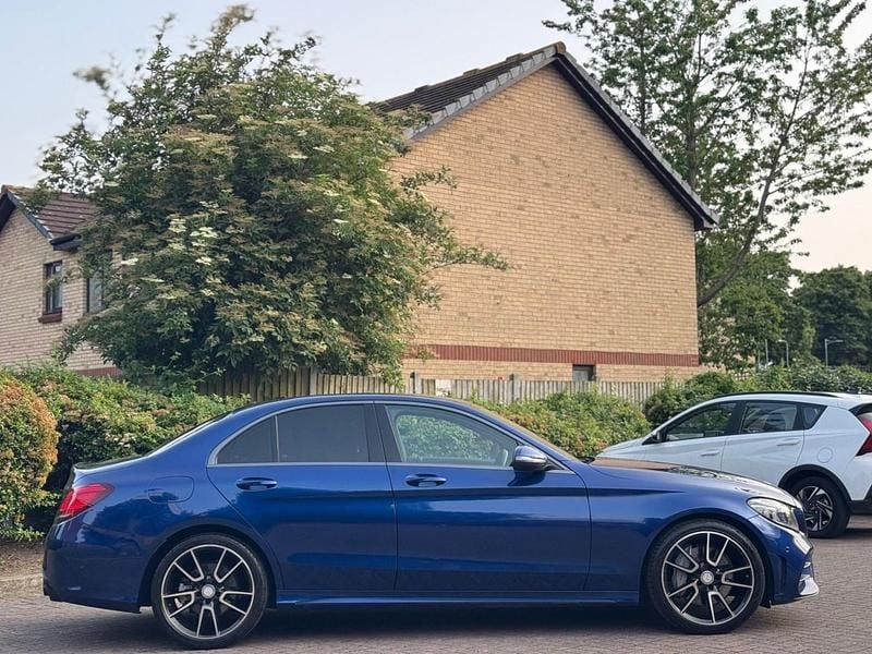 Used Mercedes C300 AMG Line Premium 2018 Blue Sedan