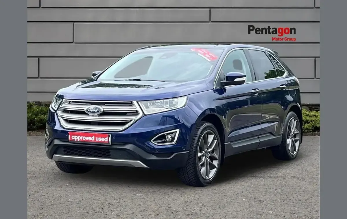 Used Ford Edge Titanium 177 HP (130 kW) 2016 Blue SUV