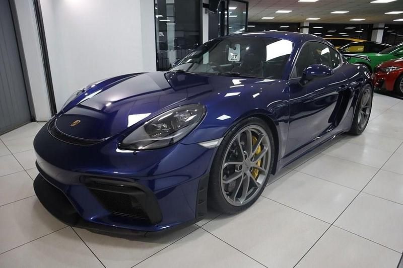 Used Porsche 718 Cayman 420 HP (308 kW) 2021 Blue Coupe