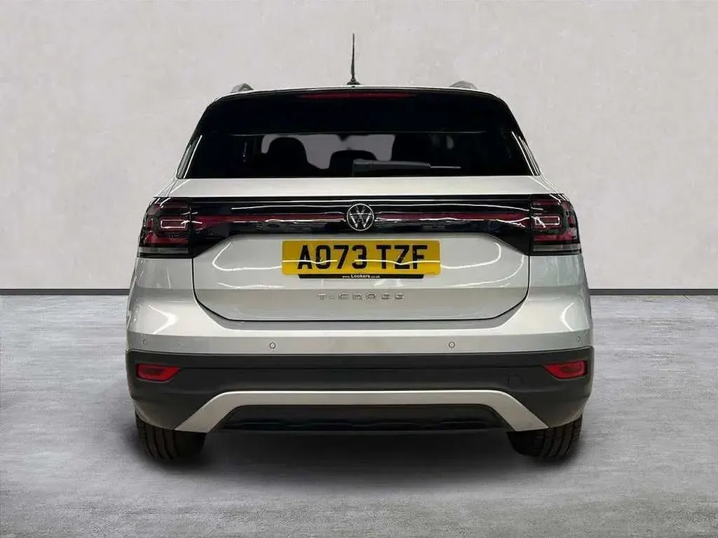 Used VW T-Cross Black Edition 110 HP (80 kW) 2023 Silver SUV
