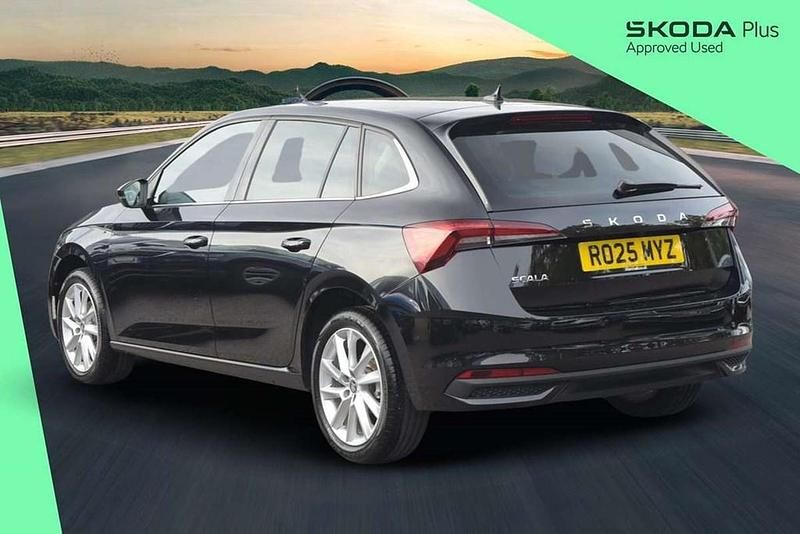Used Skoda Scala SE L 113 HP (83 kW) 2025 Black magic pearl effect Hatchback