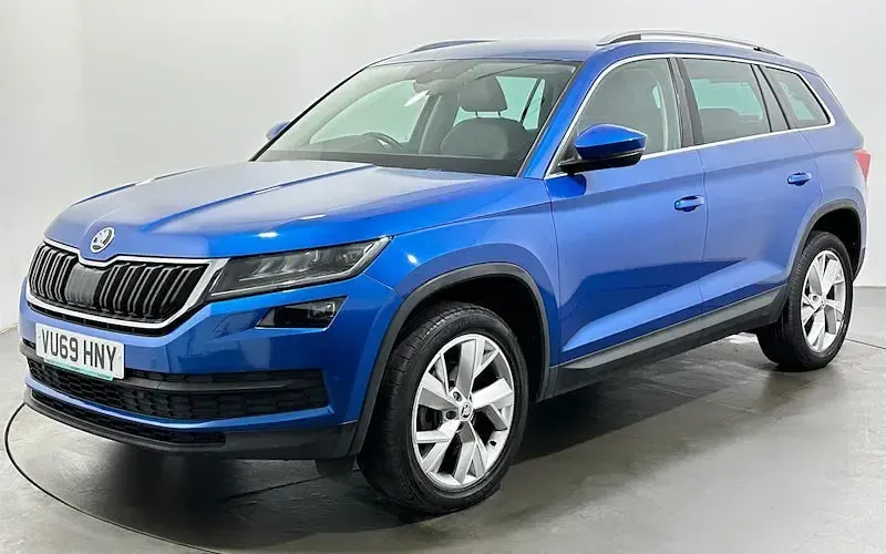 Used Skoda Kodiaq 150 HP (110 kW) 2019 Blue SUV