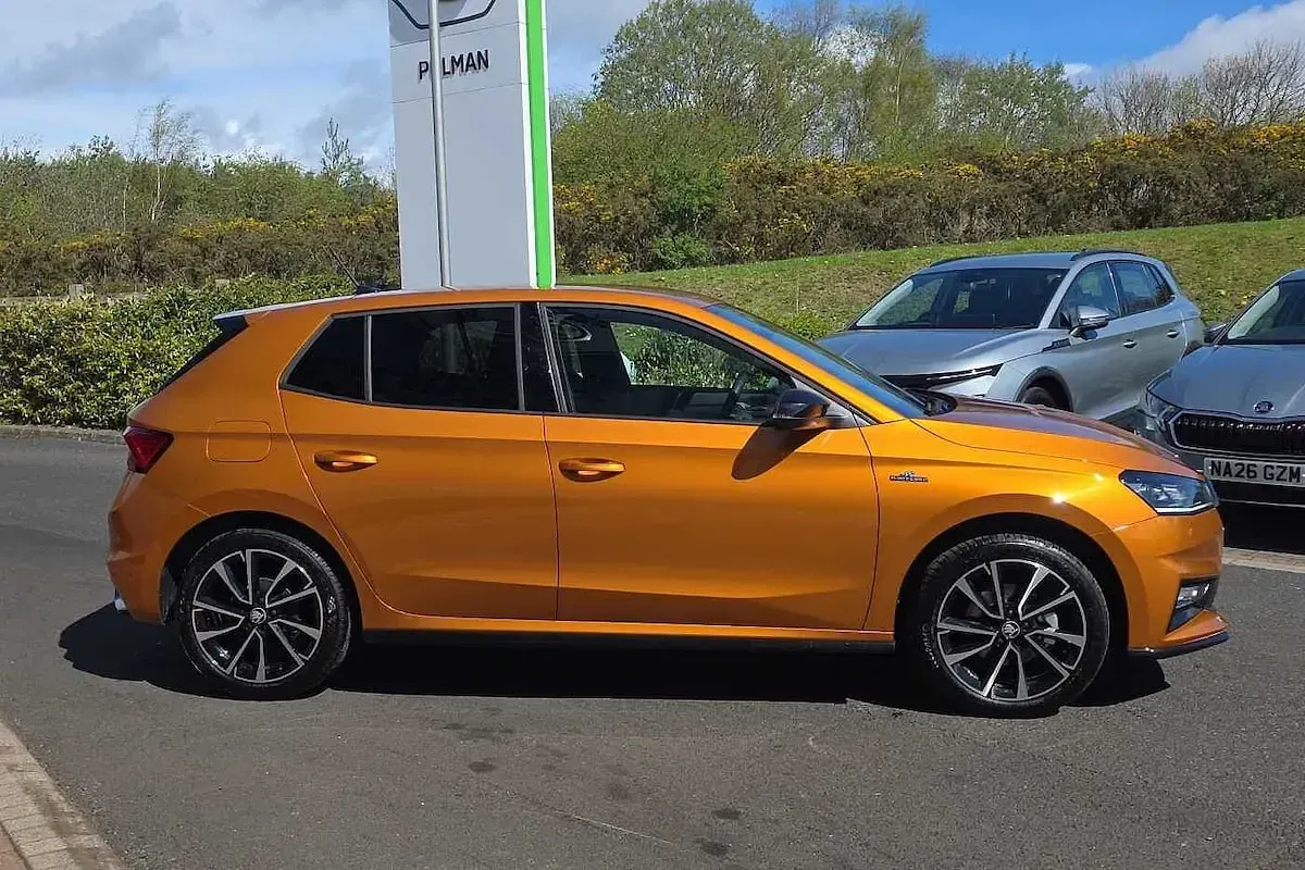 Used Skoda Fabia Monte Carlo 113 HP (83 kW) 2025 Phoenix orange metallic Hatchback