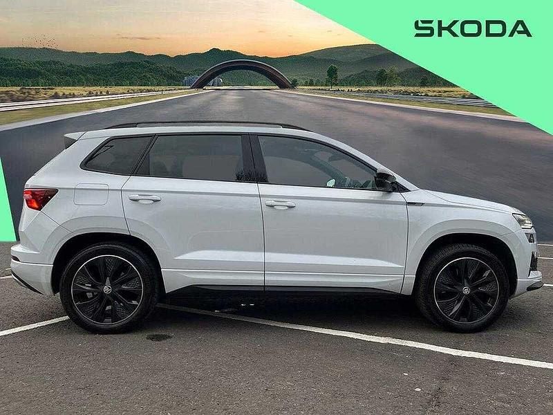 Used Skoda Karoq SportLine 110 HP (80 kW) 2022 Moon white metallic SUV