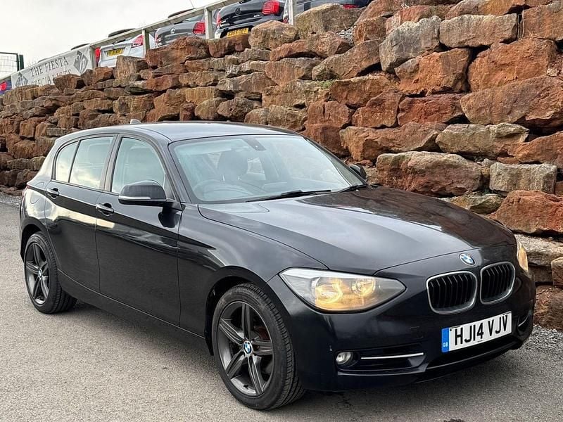 Used BMW 120 Sport Line 2014 Black Hatchback
