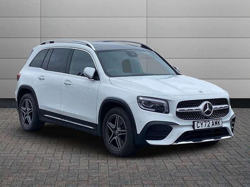 White Used 2022 Mercedes GLB220 AMG line SUV | £32,795 (Fair price) - Image 1/4