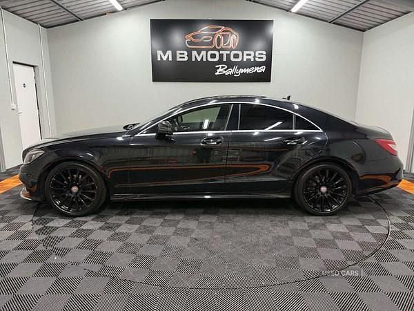 Used Mercedes CLS220 AMG line 177 HP (130 kW) 2016 Black Coupe